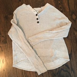 Cream colored american eagle sweater